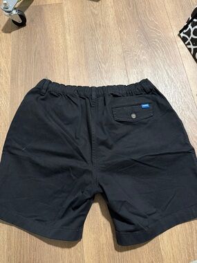 chubbies Black Elastic-Waist shorts